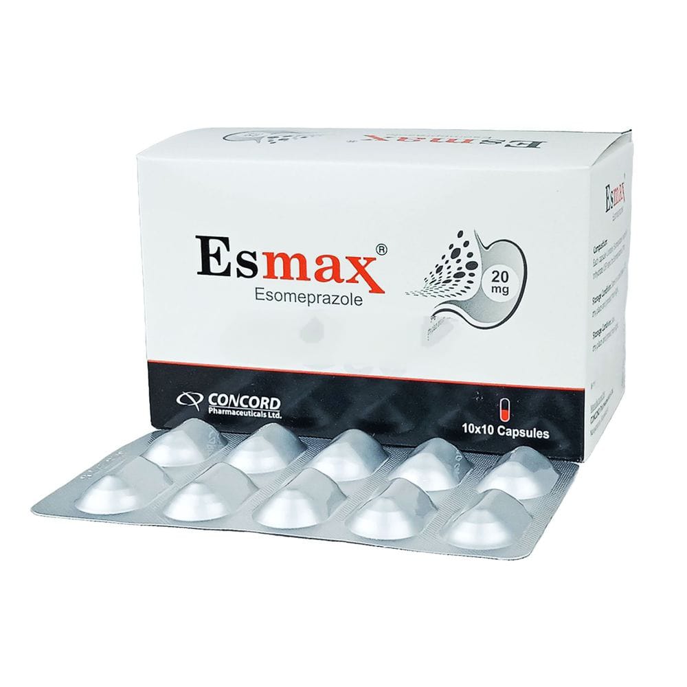 Capsule Esmax 20mg (100pcs) (Esomeprazole Concord)